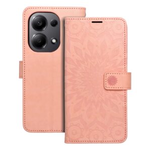 Θήκη κινητού Forcell Mezzo Book for Xiaomi Redmi Note 13 Pro 4G / Poco M6 Pro 4G Mandala Peach Fuzz