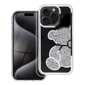 Θήκη κινητού Forcell Teddy Bear for iPhone 16 Plus Silver