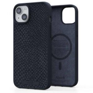 Θήκη κινητού Njord "Salmon Leather MagSafe" Cover for Apple iPhone 14 Black