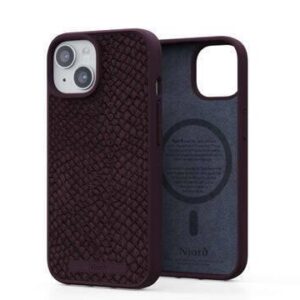 Θήκη κινητού Njord "Salmon Leather MagSafe" Cover for Apple iPhone 15 Pro Rust