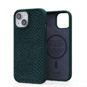 Θήκη κινητού Njord "Salmon Leather MagSafe" Cover for Apple iPhone 15 Pro Max Green