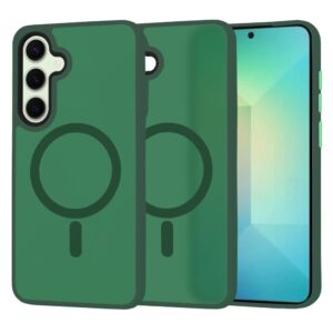 Θήκη κινητού Techsuit HaloFrost MagSafe Series for Samsung Galaxy S25 Midnight Green