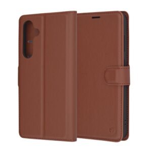 Θήκη κινητού Techsuit Leather Folio for Samsung Galaxy S24 FE Brown