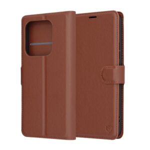 Θήκη κινητού Techsuit Leather Folio for Xiaomi Redmi Note 14 5G Brown