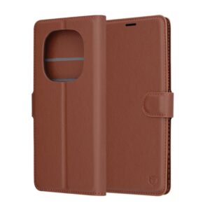 Θήκη κινητού Techsuit Leather Folio for Xiaomi Redmi Note 14 Pro 5G / Poco X7 Brown