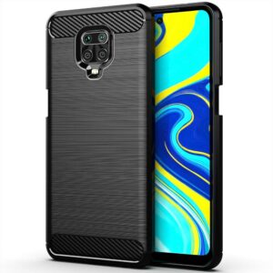 Θήκη κινητού Techsuit Carbon Silicone for Xiaomi Redmi Note 9S / Redmi Note 9 Pro / Note 9 Pro Max Black