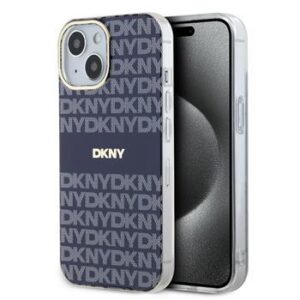 Θήκη κινητού DKNY PC/TPU Repeat Pattern Tonal Stripe Magsafe for iPhone 13 Blue