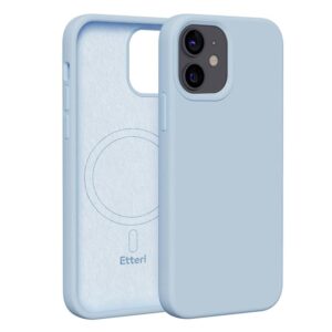 Θήκη κινητού Etteri Silicone Mag for iPhone 12 / 12 Pro 6,1" Light Blue