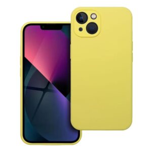 Θήκη κινητού Forcell 2mm Silicone for iPhone 13 Lemon