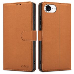 Θήκη κινητού Tech-Protect Wallet for iPhone 16e Saddle Brown