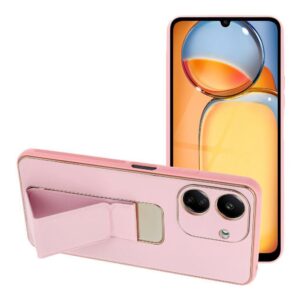 Θήκη κινητού Forcell Leather Kickstand for Xiaomi Redmi 13C / POCO C65 Pink