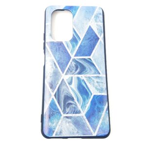 Θήκη κινητού σιλικόνης TPU για Xiaomi Poco F3 με σχέδιο Μπλε