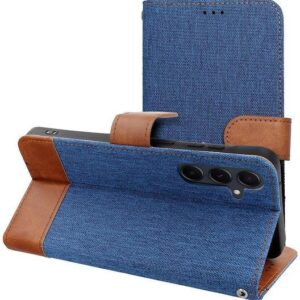 Θήκη κινητού Forcell Jeans Book for Xiaomi Redmi Note 14 4G Blue