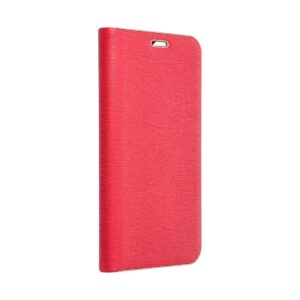Θήκη κινητού Forcell Luna Book Gold for Xiaomi Redmi 14C Red