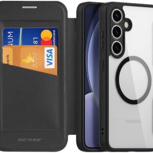 Θήκη κινητού Dux Ducis Skin X Pro for Samsung Galaxy S25 with MagSafe and Wallet Black