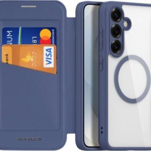 Θήκη κινητού Dux Ducis Skin X Pro for Samsung Galaxy S25 with MagSafe and Wallet Blue