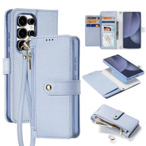 Θήκη κινητού Dux Ducis Lawa Leather for Samsung Galaxy S25 Ultra with Detachable Magnetic Wallet Blue