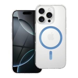 Θήκη κινητού Forcell Drop Glue Colorful Ring Mag Cover Compatible with MagSafe for Samsung A56 Light Blue