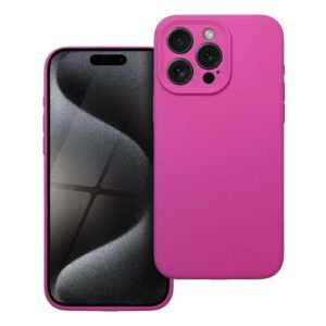 Θήκη κινητού Forcell Silicone 2mm for iPhone 15 Pro Max Pink