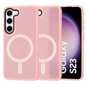 Θήκη κινητού Techsuit HaloFrost MagSafe Series for Samsung Galaxy S23 Pink