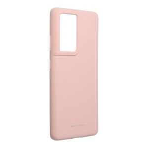 Θήκη κινητού Mercury Silicone  for Samsung S21 Ultra pink sand