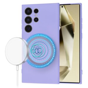 Θήκη κινητού Techsuit SoftFlex MagSafe for Samsung Galaxy S24 Ultra Light Purple