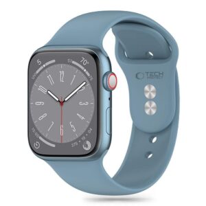 Λουράκι Tech Protect Silicone for Apple Watch 6/7/8/9/10/SE Ultra 1/2 44/45/46/49mm Winter Blue