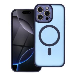 Θήκη κινητού Forcell Variete Mag Cover Compatible with MagSafe for iPhone 14 Pro Max Navy Blue