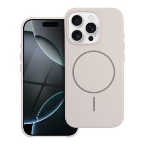 Θήκη κινητού Forcell Glossy Mag Cover Compatible with MagSafe for iPhone 14 Pro Max White