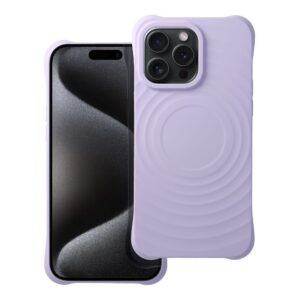 Θήκη κινητού Forcell Silicone Zephyr Mag Cover Compatible with MagSafe for iPhone 14 Pro Max Lilac