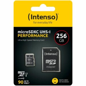 Κάρτα Μνήμης Intenso microSD-Card Class10 UHS-I 256GB
