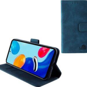 Θήκη κινητού Lime για Xiaomi Redmi Note 11/Redmi Note 11S 6.43'' Essential Magnet Book Blue
