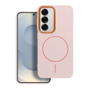 Θήκη κινητού Forcell Frame Mag Cover Compatible with MagSafe for Samsung A52 5G / A52 LTE ( 4G ) / A52s 5G Powder Pink