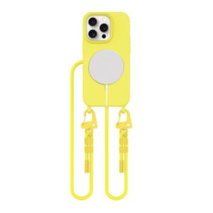 Θήκη κινητού Tech-Protect MagNecklace MagSafe iPhone 15 Pro Yellow