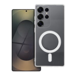 Θήκη κινητού Forcell Clear 2 mm for Samsung S25 Ultra Compatible with MagSafe (camera protection) Transparent