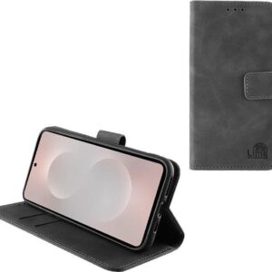 Θήκη κινητού Lime Essential Magnet Book for Samsung S25 Edge 5G Grey