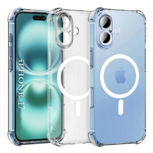 Θήκη κινητού Techsuit Shockproof Clear Silicone MagSafe for iPhone 17 Clear
