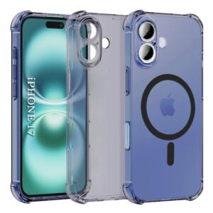 Θήκη κινητού Techsuit Shockproof Clear Silicone MagSafe for iPhone 17 Smoke Black