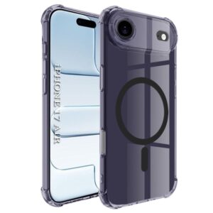 Θήκη κινητού Techsuit Shockproof Clear Silicone MagSafe for iPhone 17 Air Smoke Black