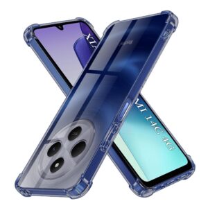 Θήκη κινητού Techsuit Shockproof Clear Silicone for Xiaomi Redmi 14C / Poco C75 Smoke Black