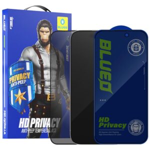 Προστασία οθόνης κινητού Blueo Anti-Peep Privacy Glass for iPhone 12 / iPhone 12 Pro Black