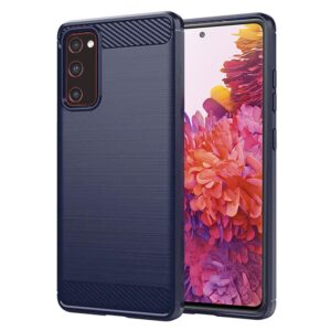 Θήκη κινητού Techsuit Carbon Silicone for Samsung Galaxy S20 FE / S20 FE 5G Blue