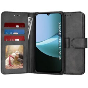 Θήκη κινητού Techsuit Diary Book for Xiaomi Redmi 15C 4G / Redmi 15C 5G Black
