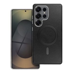 Θήκη κινητού Forcell Gentleman Mag Cover Compatible with MagSafe for Samsung S25 FE Black