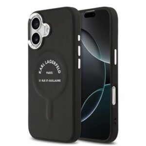 Θήκη κινητού Karl Lagerfeld PU RSG Logo MagSafe for iPhone 17 Black