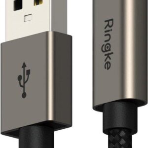 Ringke Fast Charging Basic USB-A to USB-C Cable 20V/3A, 60W, Quick Charge 3.0 - 480Mbps 0.5M Black
