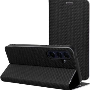 Θήκη κινητού Forcell Luna Book Carbon for Xiaomi Redmi 15C Black