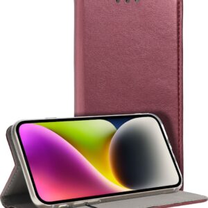 Θήκη κινητού Forcell Smart Magneto Book for Xiaomi Redmi 15C Burgundy