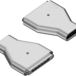Αντάπτορας τροφοδοσίας Powertech Usb-c to Magsafe 3 silver