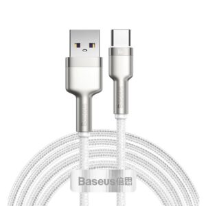 Baseus Data Cable Cafule Series Metal USB to Type-C 66W, 2m White
